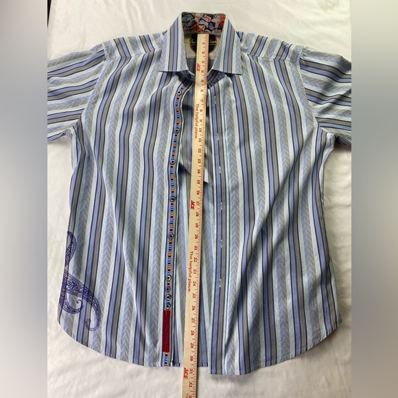 Robert Graham Knowledge Wisdom Truth Button Down Dress Long Sleeve Shirt - Picture 7 of 8